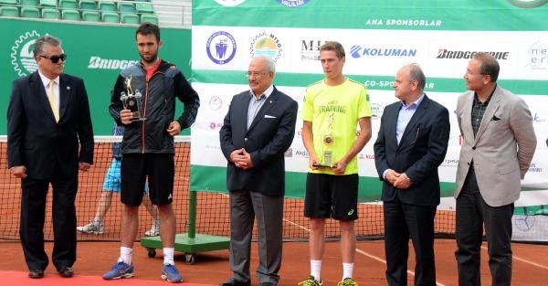 4. Mersincup ATP Challenger Tenis Turnuvası'nda Belçikalı Kimmer şampiyon oldu