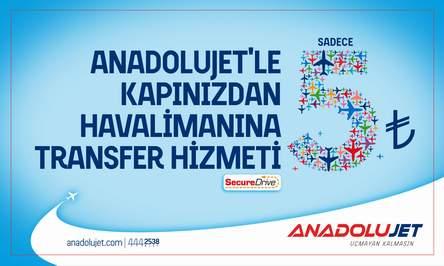 AnadoluJet​'ten Kayseri'ye özel havalimanı tranfer hizmeti başladı