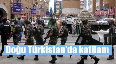 Doğu Türkistan'da başörtüsü katliamı 96 ölü var