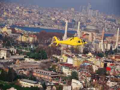 Helikopterle İstanbul turları başladı