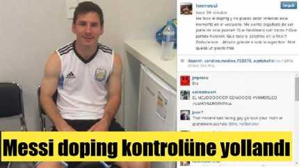 Messi için şok test, Mesi doping kontrolüne gönderildi
