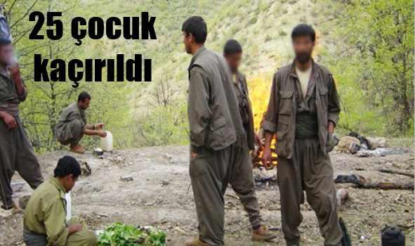 PKK 23 Nisan'da 25 çocuk kaçırmış