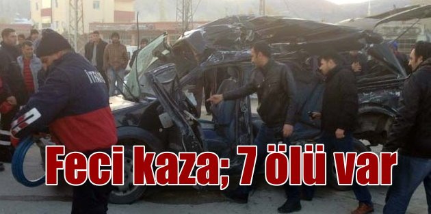Ağrı'da feci kaza: 7 ölü var..