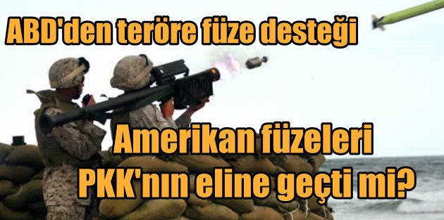 Amerikan Stinger füzeleri PKK'nın eline geçti