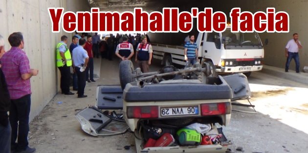 Ankara Yenimahalle'de feci kaza: 2 ölü var