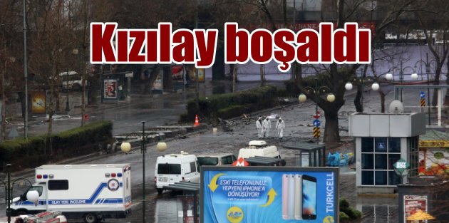 Ankara'da bombalı saldırı; Kızılay boşaldı