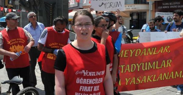 Ankara'ya pedal çeviren Grup Yorum üyeleri Yalova'daydı