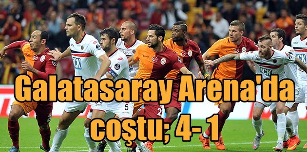 Arena'da gol yağmuru; Galatasaray 4 - Gençlerbirliği 1