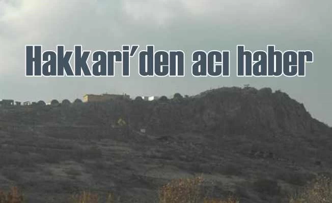 Hakkari'de işçilere havanlı saldırı, 1 şehit var