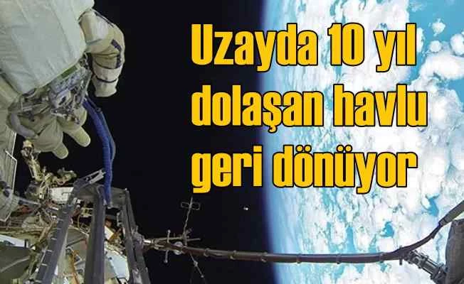 Uzayda başı boş dolaşan havlu 10 yıl sonra bulundu