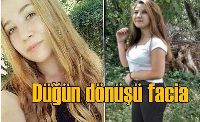 Düğün dönüşü feci kaza, 2 genç kız can verdi