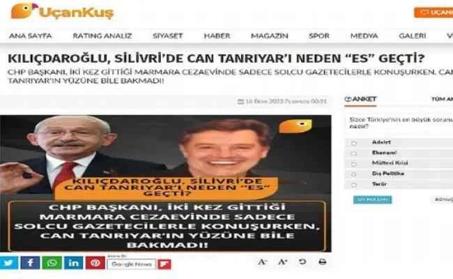 Değerli Barış kardeşim Can Tanrıyar olayına bir de bu gözle bak