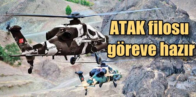 ATAK helikopter filosu tamamlandı: Haydi göreve