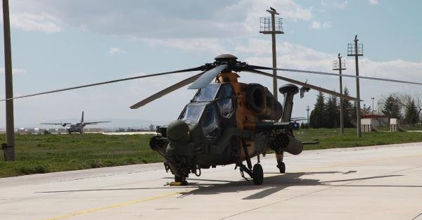 ‘Atak’ helikopteri ilk uluslararası tatbikatına çıktı