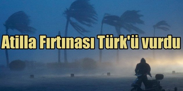 Atilla Fırtınası, Türk'ı vurdu