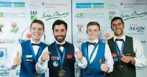 Avrupa Bilardo Şampiyonası'nda madalya yağmuru