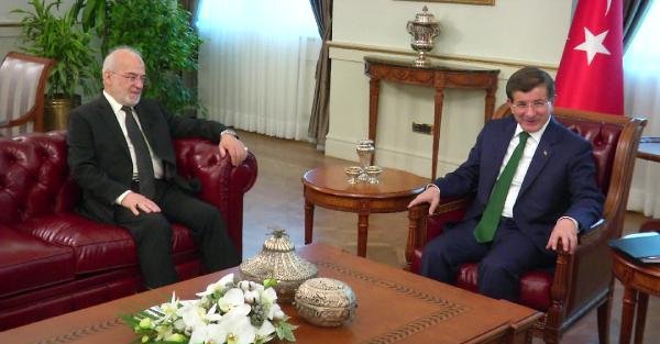 Başbakan Davutoğlu, Irak Dışişleri Bakanı Caferi’yi Kabul Etti