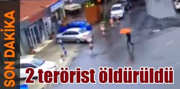 Bayrampaşa'da polise saldırı: 2 terörist öldürüldü