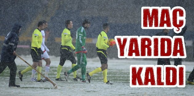 Beşiktaş Mersin Maçı; Sanki gök yarıldı, kar boşaldı