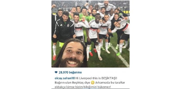 Beşiktaş'tan zafer selfiesi