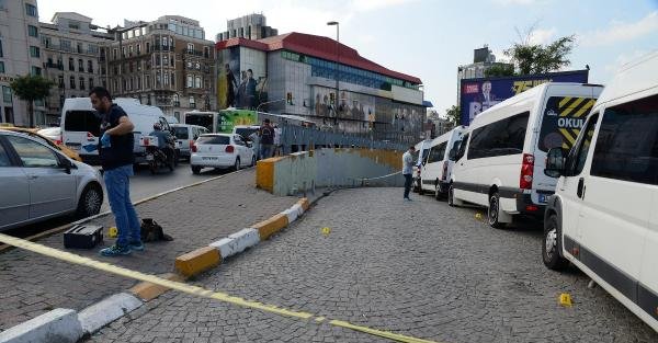 Beyoğlu'nda trafik ışıklarında cinayet