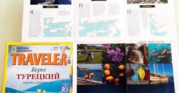 Bodrum, Rus dergisine kapak oldu