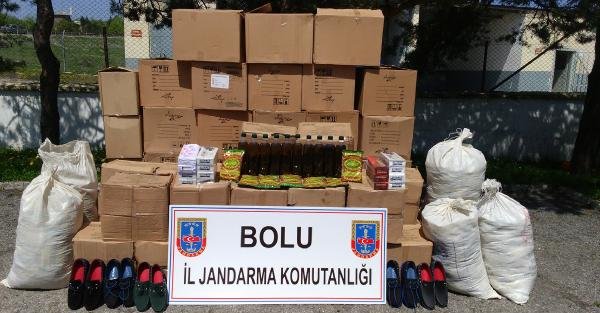 Bolu'da kaçak zeytinyağı ve baharat operasyonu