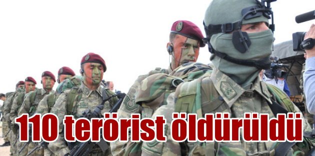 Bordo Bereli operasyonu: Kuzey Irak'ta 110 PKK'lı öldürüldü