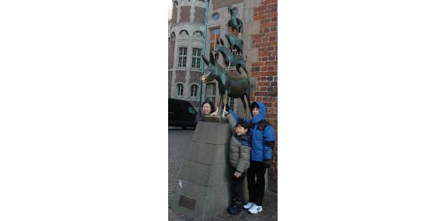 Bremen Mızıkacıları turist çekiyor