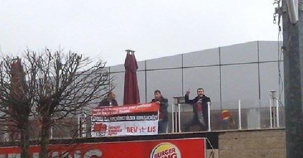 Bursa’da SDP’lerden Burger King protestosu