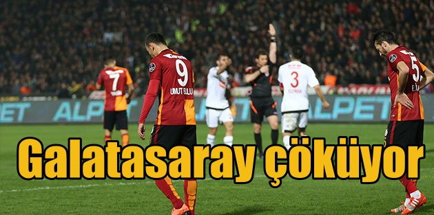 Cimbom'da çöküş sürüyor, Gaziantepspor 2  Galatasaray 0 Maç sonucu