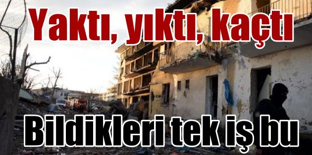 Çınar'da son durum; DBP binası ateşe verildi