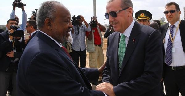 Cumhurbaşkanı Erdoğan, Cibuti Cumhurbaşkanlığı Sarayı'nda