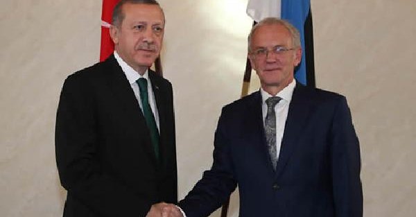 Cumhurbaşkanı Erdoğan Estonya Parlamentosu Başkanını Ziyaret Etti
