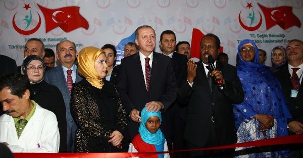 Cumhurbaşkanı Erdoğan, Somali-Türkiye Eğitim ve Araştırma Hastanesi'nin açılışını yaptı