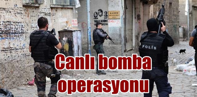 Diyarbakır'da canlı bomba sağ yakalandı: Şok operasyon