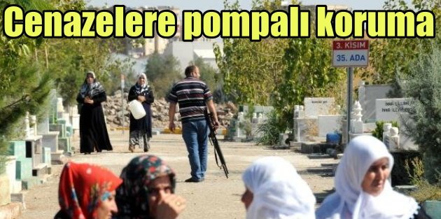 Diyarbakır'da Hüda-Par Cenazesinde Pompalı Tüfekli Koruma