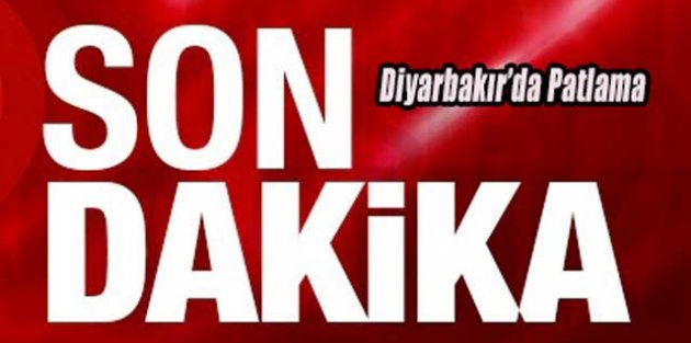 Diyarbakır'da patlama ölü ve yaralılar var