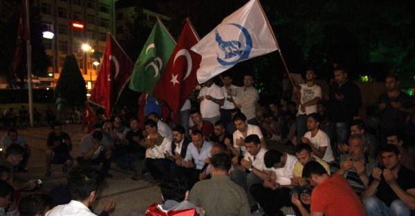 Ereğli'de Dağlıca saldırısı protesto edildi