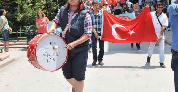 Eskişehir'de Urumçi Katliamı protesto edildi