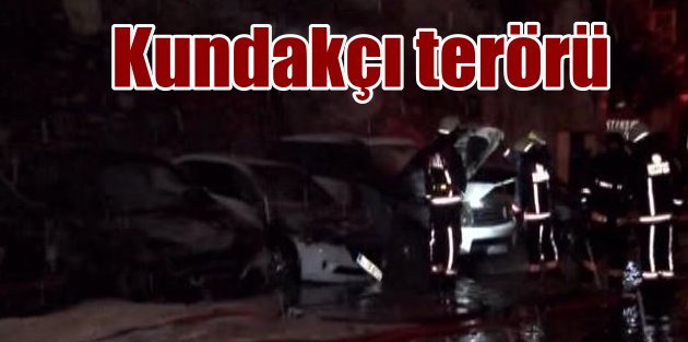 Fatih'te Kumkapı'da 7 lüks araç kundaklandı