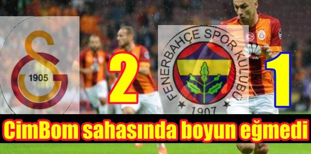 Galatasaray  2 Fenerbahçe 1