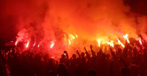 Galatasaray'a Karabük’te Coşkulu Karşılama