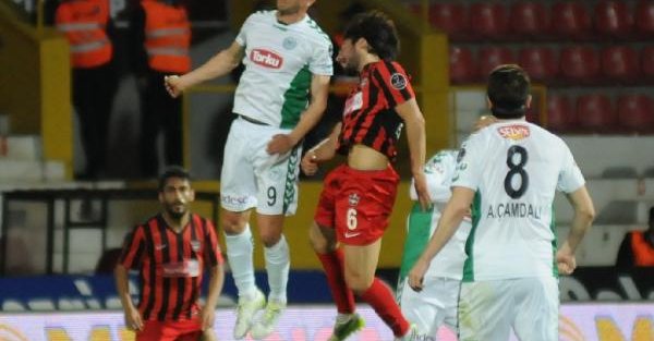 Gaziantepspor-Torku Konyaspor: 1-1