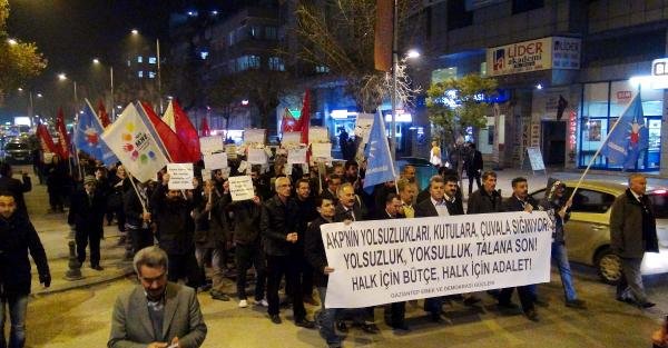 GAZİANTEP’TE '17 ARALIK' PROTESTOSU