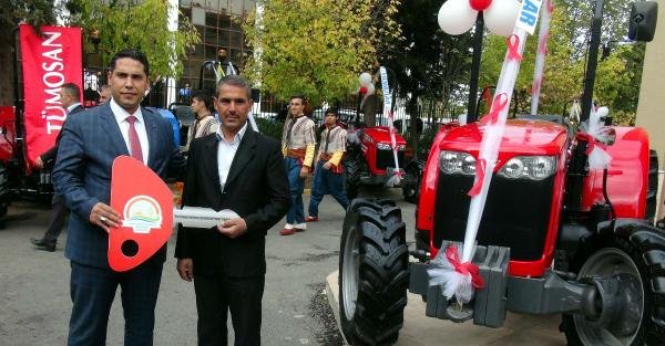Gaziantep’te 34 Çiftçiye Traktör Verildi