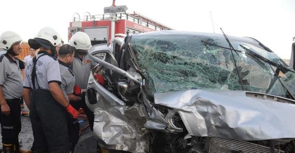 Gaziantep'te kaza: 3 ölü, 2 yaralı