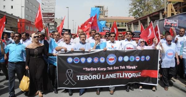 Gaziantep’te STK’lardan teröre tepki yürüyüşü