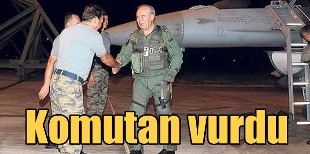 Gece yarısı PKK kamplarını komutan vurdu