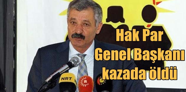 HAK PAR'ın Genel Başkanı Demir, trafik kazasında hayatını kaybetti.